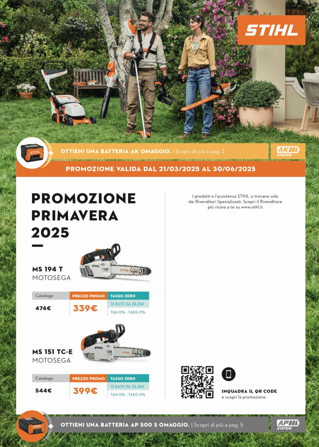 Promozioni 2025 per tutti i prodotti stihl 2025!