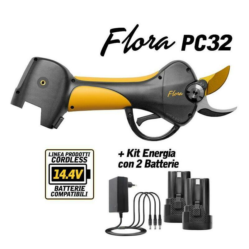 Forbice Elettrica AGRITEC Flora PC32 - Cordless con Energy Kit