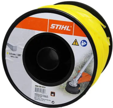 Filo quadrato in nylon per decespugliatore Ø 3,0 mm giallo - Stihl