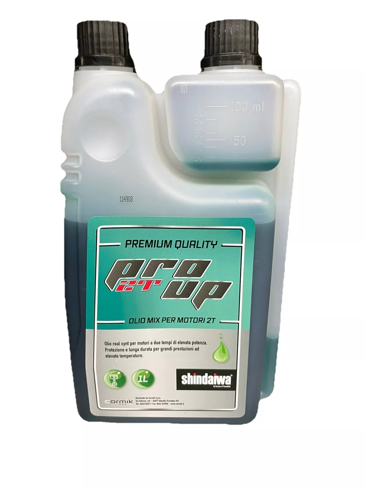 OLIO MISCELA PRO UP SHINDAIWA SINTETICO PER MOTORI A 2 TEMPI 1LT PROFESSIONALE