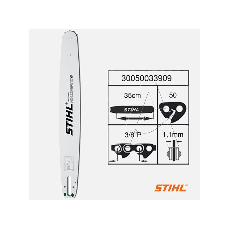 Spranga R 35cm/14" 1,1mm/0.043" 3/8" P
