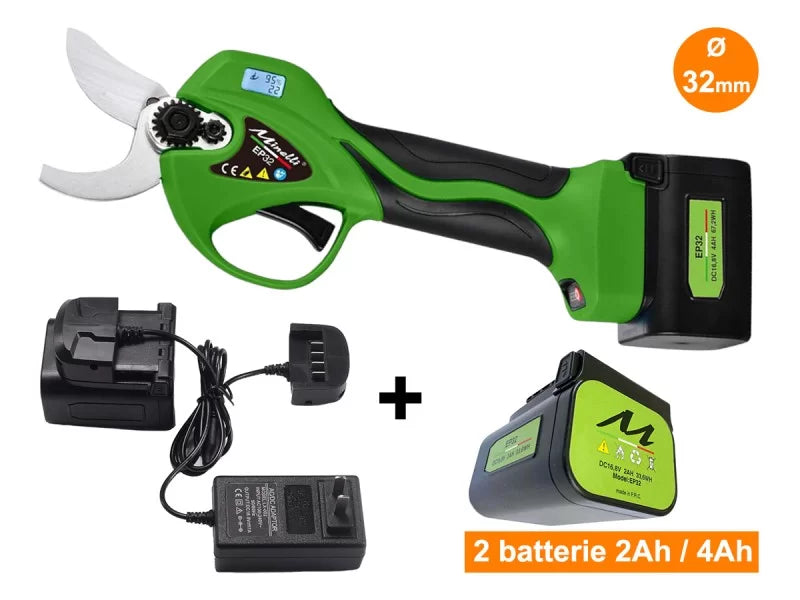 FORBICE ELETTRICA DA POTATURA MINELLI ENERKUT EP32 - Ø32MM