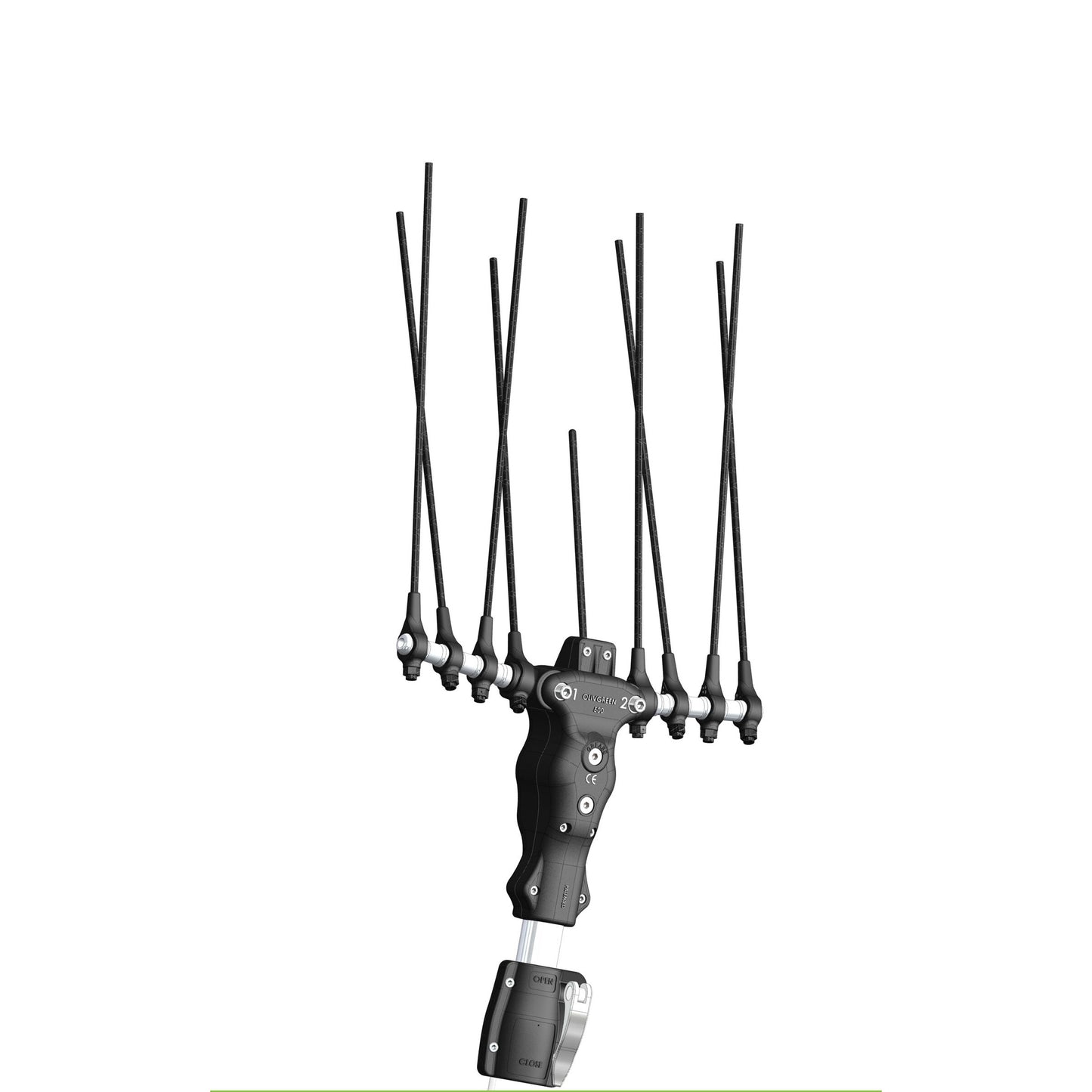 KIT ABBACCHIATORE MINELLI OLIVGREEN 500 PLUS CON BATTERIA A ZAINO 12V